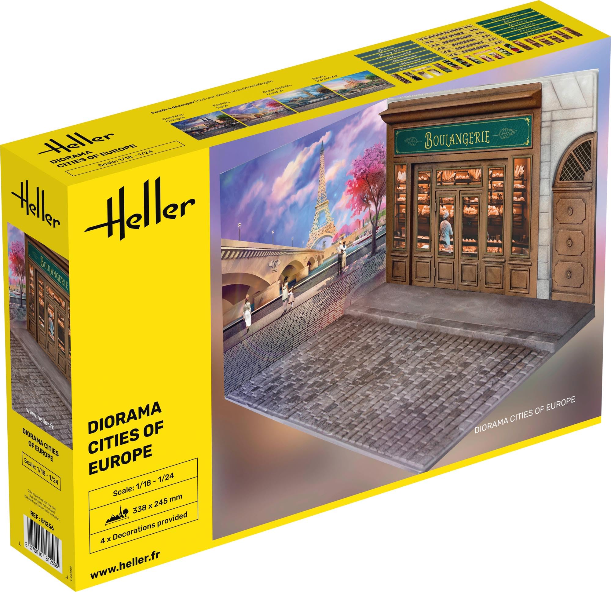 heller 81256 MAQUETTE DIORAMA CITIES OF EUROPE