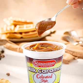 La Serenisima Dulce de Leche - Authentic Milk Caramel Spread from Argentina - Gluten-Free Creamy Caramel Sauce for Baking, Desserts - Rich Flavor for Pancakes, Waffles - 1 kg (35.3 oz)