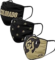 Vista 93 de FOCO - Cubrebocas universitario de la NCAA para adultos (unisex, 3 unidades)