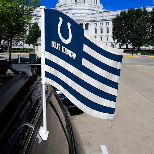 Miniatura 506 de Rico Industries NFL - Bandera de doble cara para automóvil, accesorio para auto B07NHSRDX2