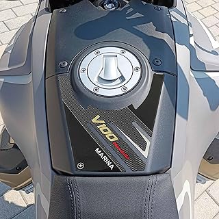 labelbike - 3D Tank pad Sticker Compatible with Moto Guzzi V100 Mandello Aviazione