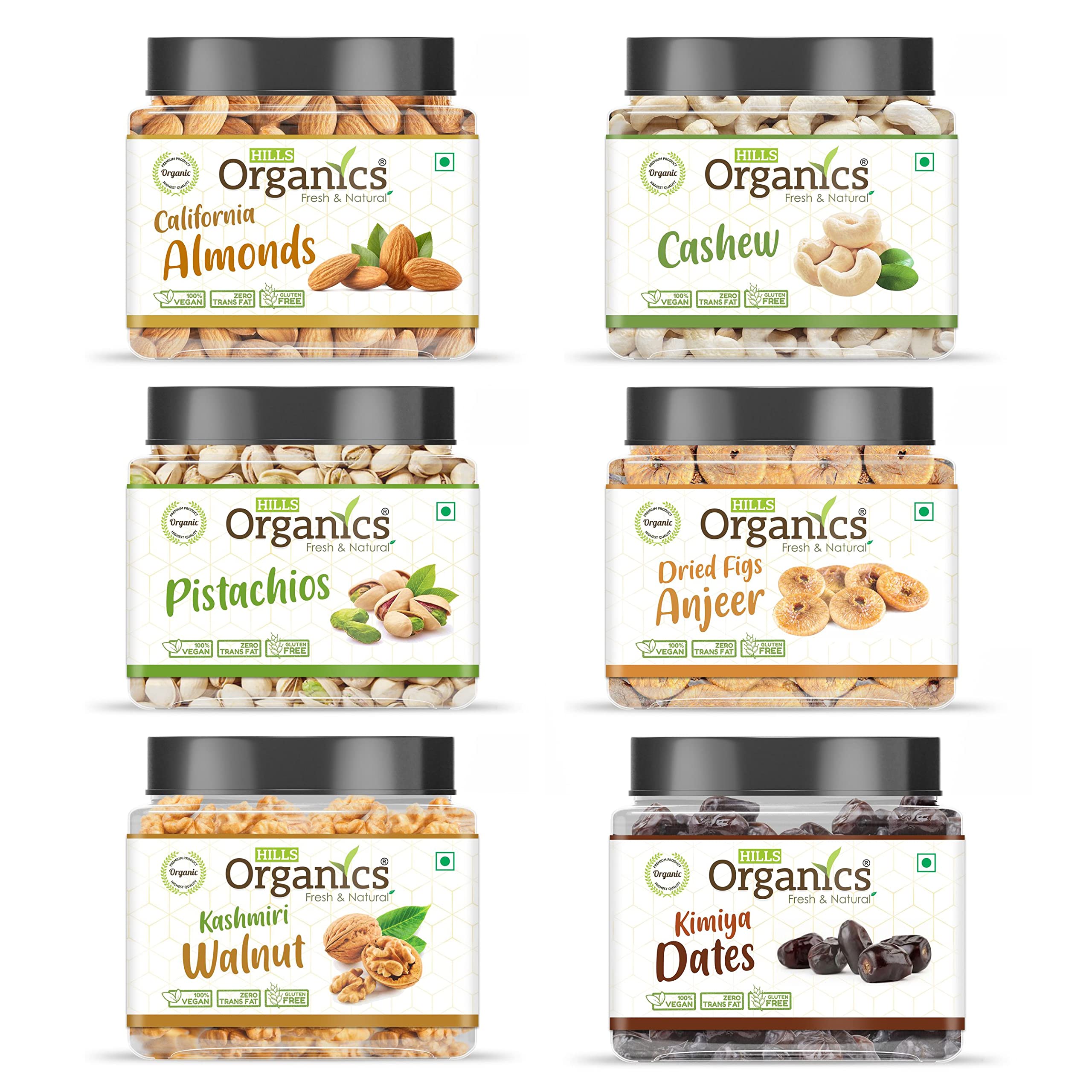 See full amazon price history chart for HILLS ORGANICS Dry Fruits Combo Pack - 600 gm | Almonds,Cashew, Pistachios,Dried Figs Anjeer, Kashmiri Walnuts, Kimiya Dates - 100 gram Each HILLS ORGANICS Dry Fruits Combo Pack - 600 gm | Almonds,Cashew, Pistachios,Dried Figs Anjeer, Kashmiri Walnuts, Kimiya Dates - 100 gram Each (B0BMQ4D13P) Amazon Price History, Amazon Price Tracker