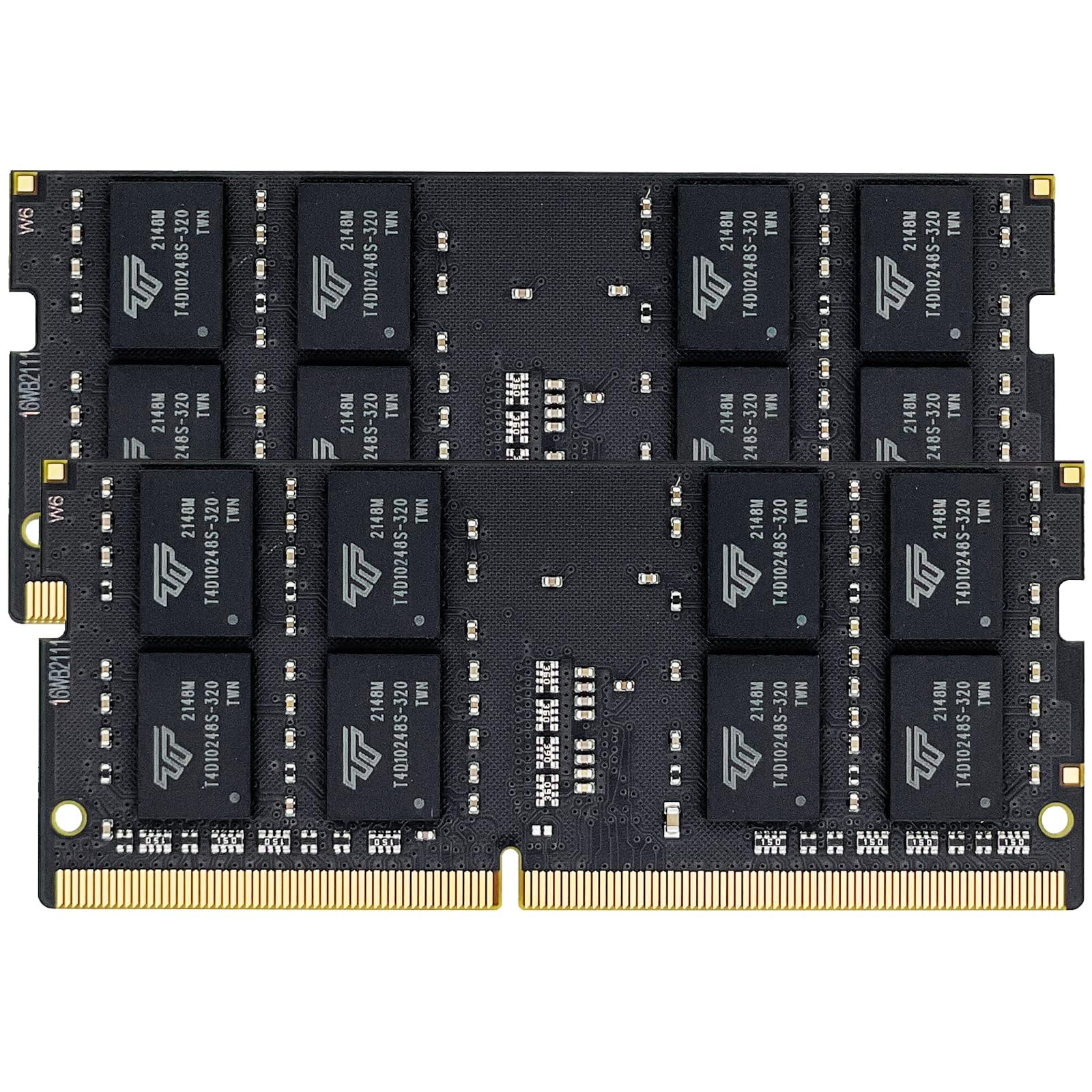 Timetec 32GB Kit(2x16GB) DDR4 2666 MHz (PC4-2666V) PC4-21300 SODIMM – Sin ECC, sin búfer, 260 Pines, 1,2V CL19, módulo de Memoria para portátiles, Mini PC y Ordenadores Todo en uno.