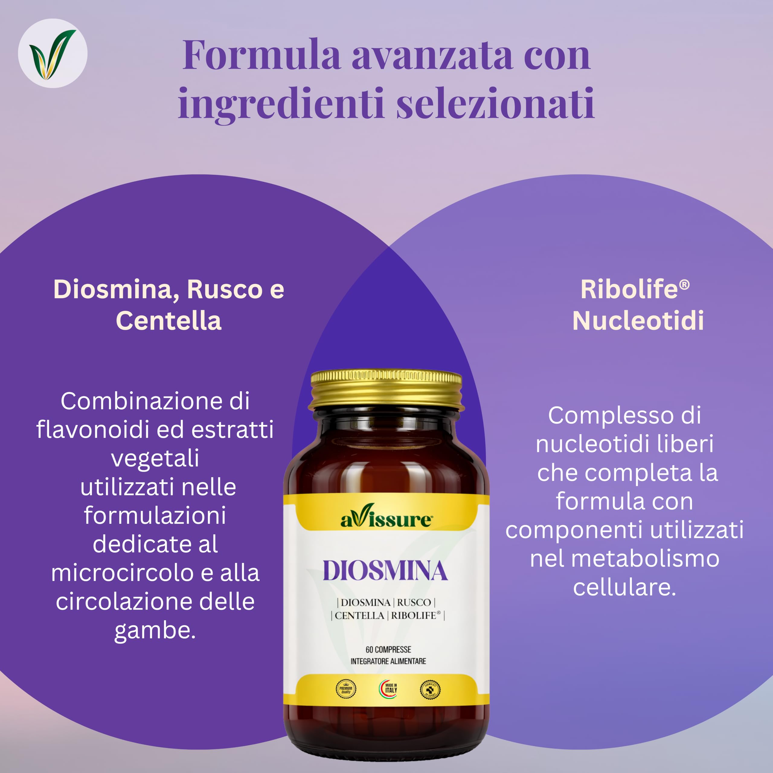 Pacchetto Base Diosmina + CelluSSure Microcircolo Antiossidanti