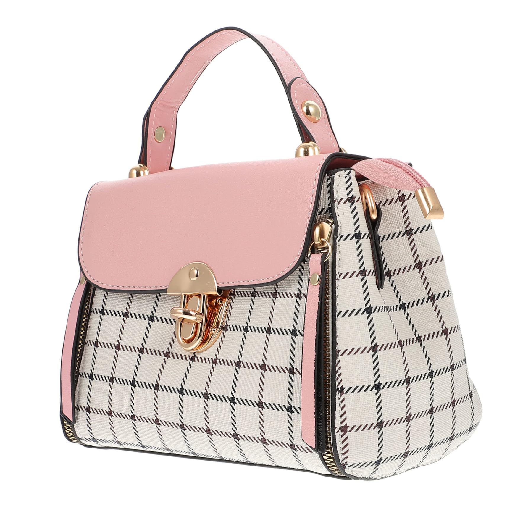 ORFOFE Bolso Bandolera Mujer Estilo Coreano Resistente y Compacto Bolso Hombro Cruzado con Capacidad para Móvil y Cosméticos Material PU y Aleación de Zinc