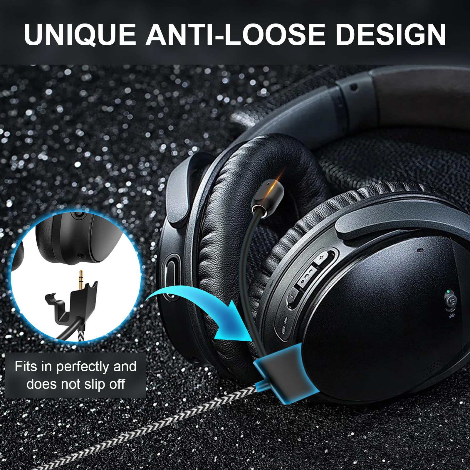 Amazon | Asobilor QC45 ブームマイクケーブル Bose QuietComfort 45