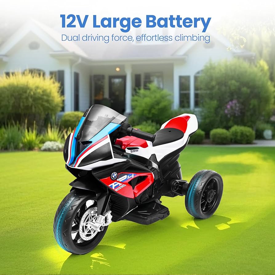 Amazon.com: Kiddokidz Licensed BMW Kids Motorcycle - 12V