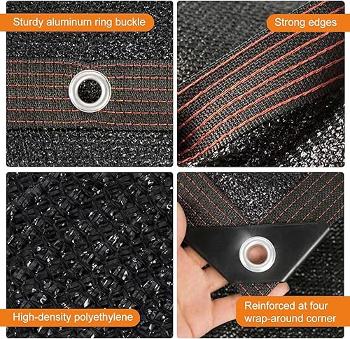 Miniatura 3 de Storystore Tela de sombra 40% con ojales, 10 pies x 16.4 pies, lona de malla para jardín, para invernadero, cubierta, patio, plantas, flores, pollo