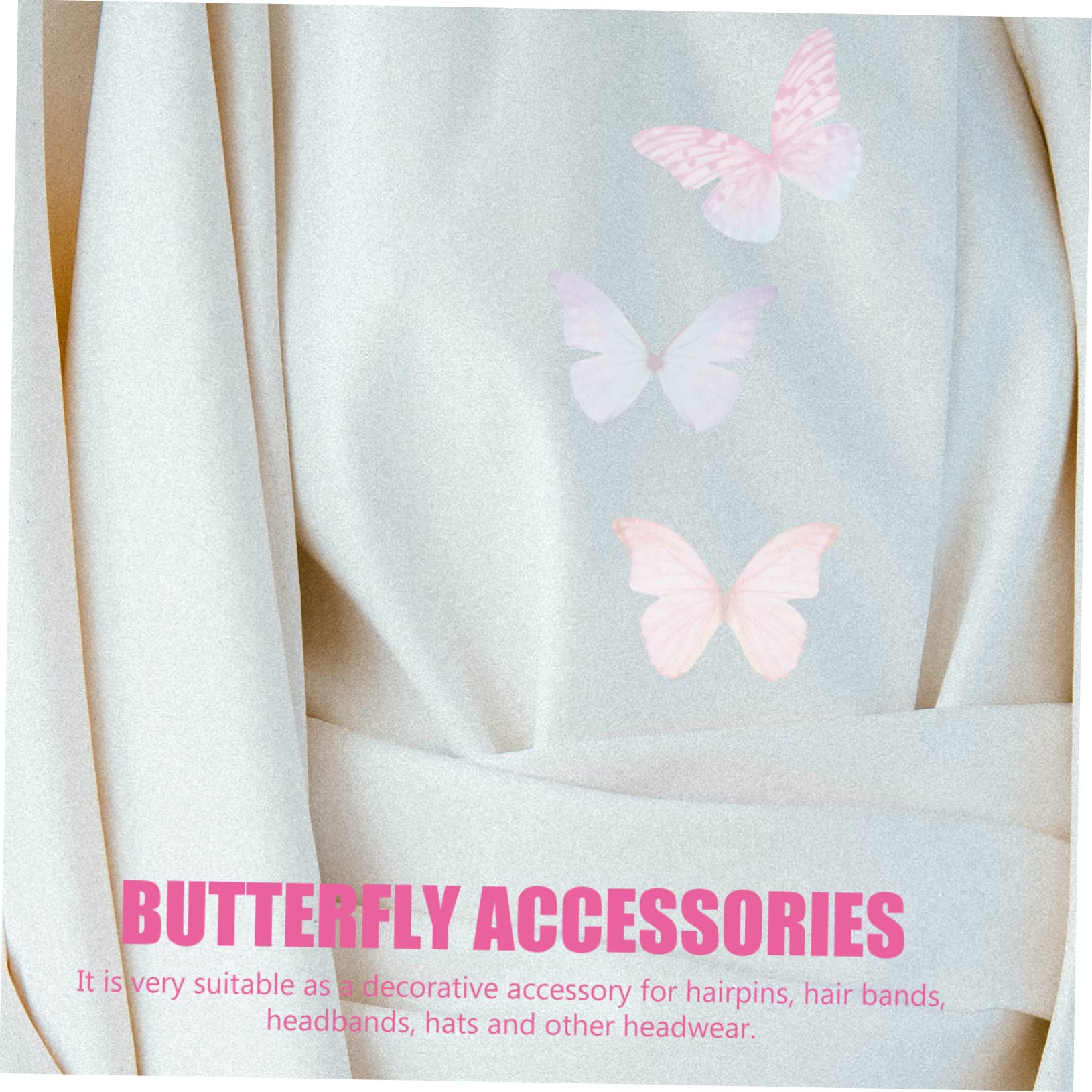 HOODANCOS 300stücke Organza Schmetterlinge Dekorative Accessoires Für Haarspangen Haarschmuck Und Bastelprojekte Für Hochzeiten Und Partys Farben Zufällig