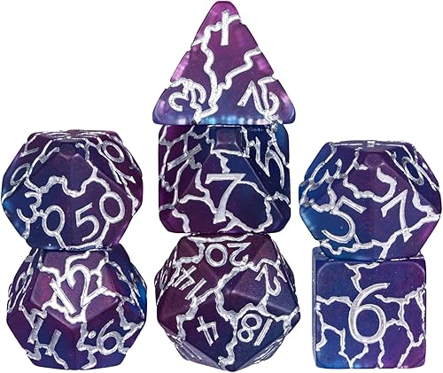 Miniatura 214 de Juego de dados de queso, juego de dados DND poliédricos de resina amarilla para juegos de rol D&D y otros juegos de mesa Dados