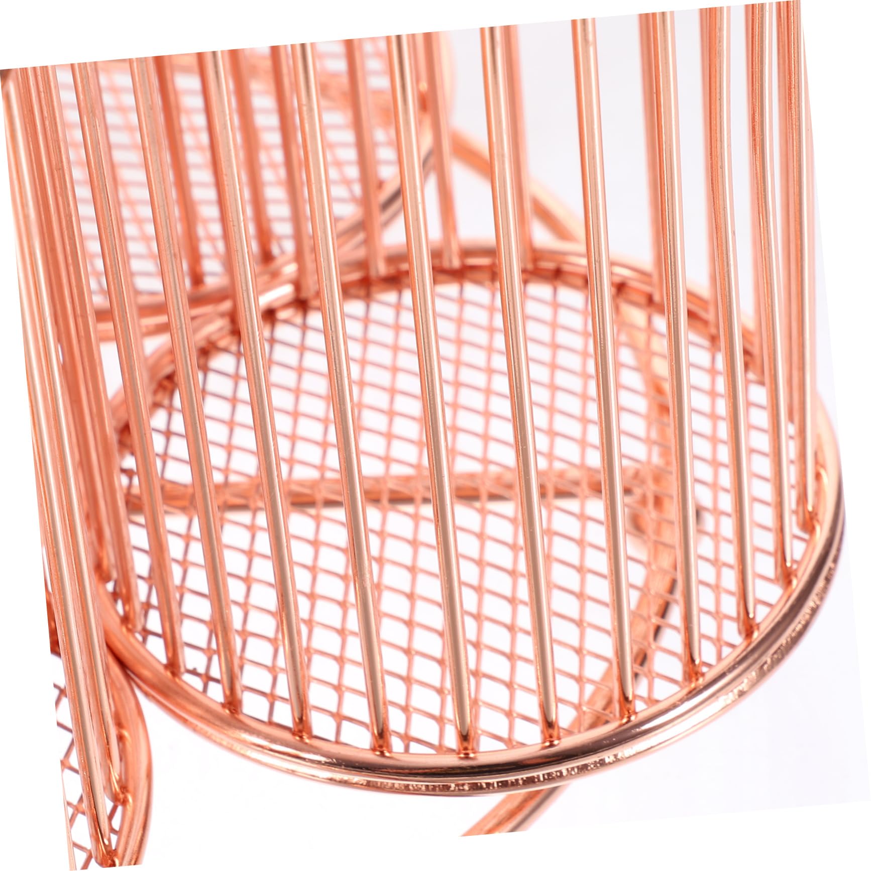 Portapenne Rotante in Metallo Organizer Per Cancelleria e Cosmetici Portapenne Da Scrivania Griglie Design Elegante Per Desktop