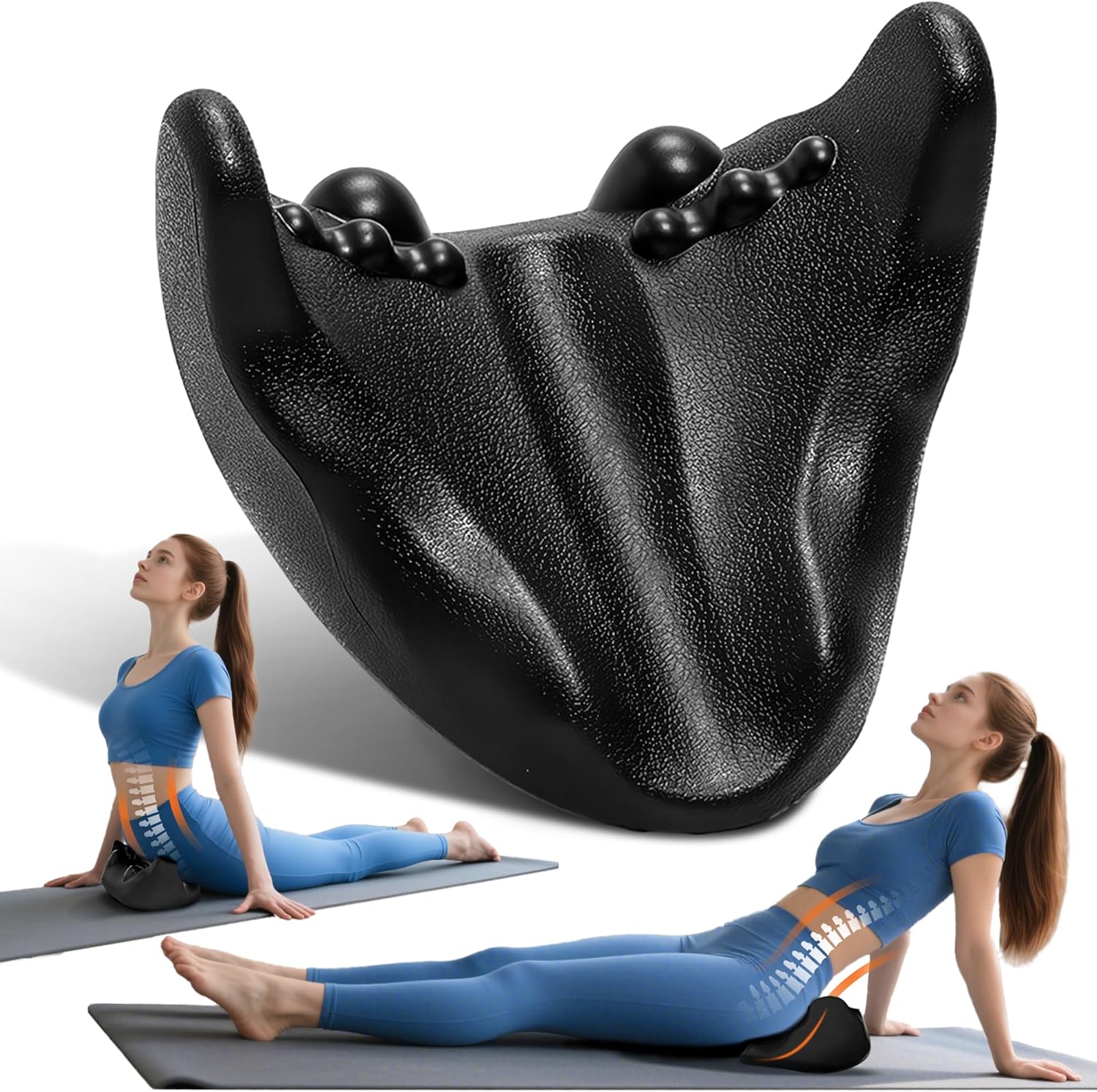 Psoas Release Tool - Hip Hook Psoas Muscle Release Tool & Hip Flexor Release Tool Back Stretcher Equipment Psoas Release Tool Deep Tissue- Black