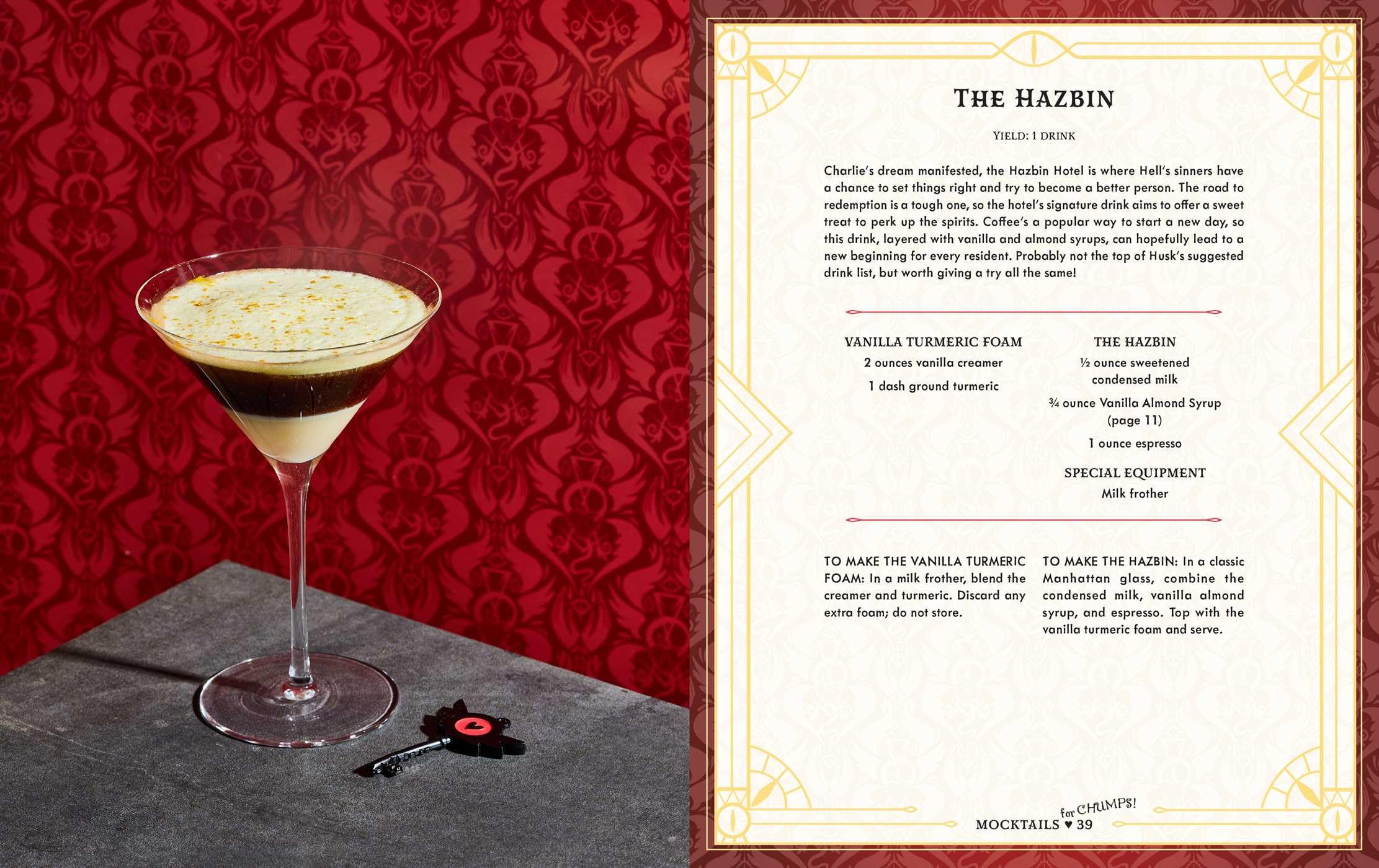Hazbin Hotel Bar Book: Drinks and Snacks for Wayward Sinners