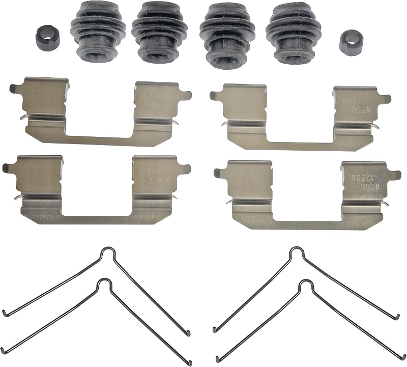 Kit de ferragens do freio a disco dianteiro Dorman HW13386 para Honda Accord 2007 e 2008 – 1 unidade
