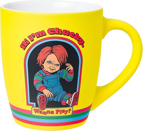 Miniatura 17 de Silver Buffalo IT Pennywise Clown "Time to Float" - Taza de cerámica para caravana, 20 onzas IT Pennywise,Beetlejuice aquí miente,Gusano de arena