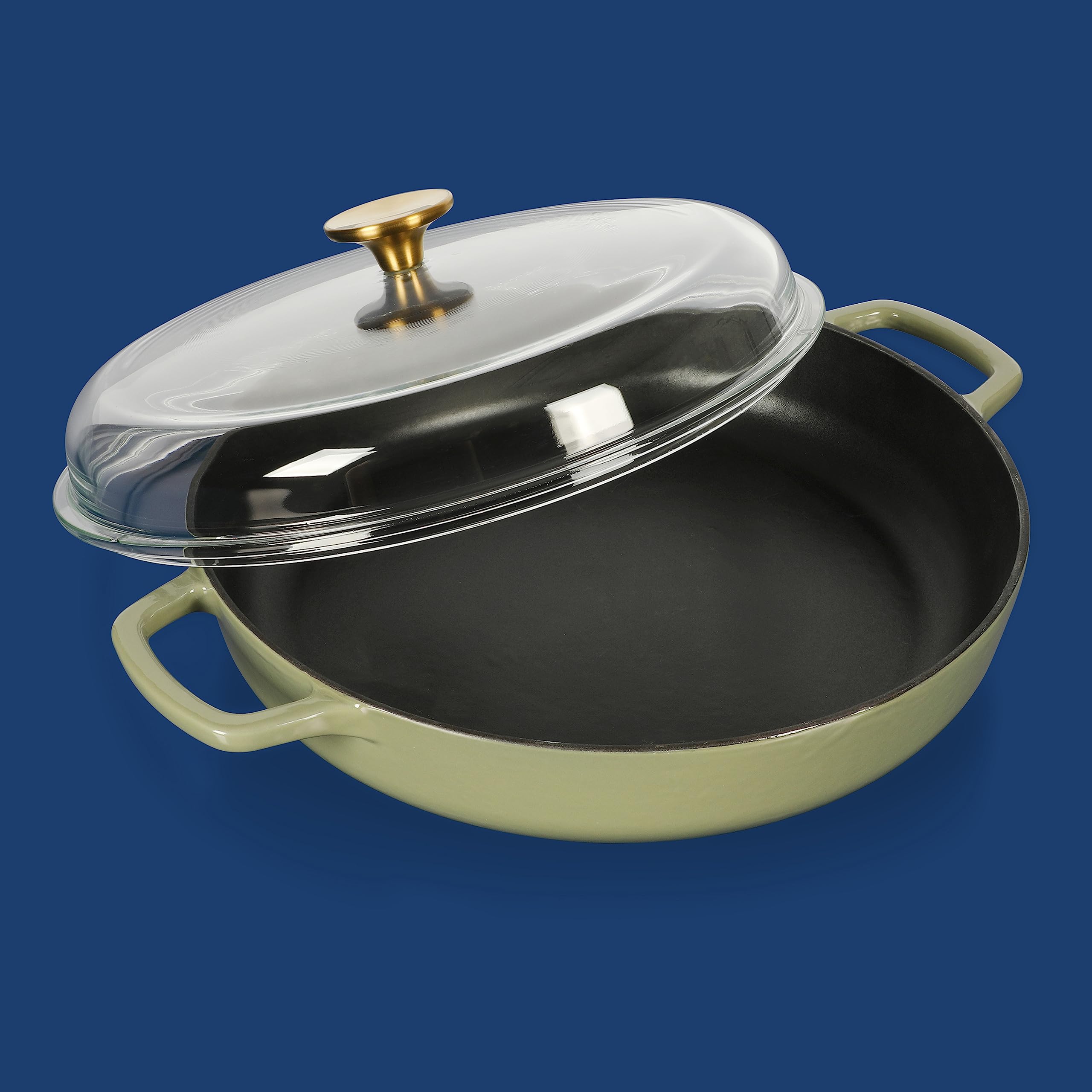 Sur La Table Enameled Cast Iron Braiser Pan -2