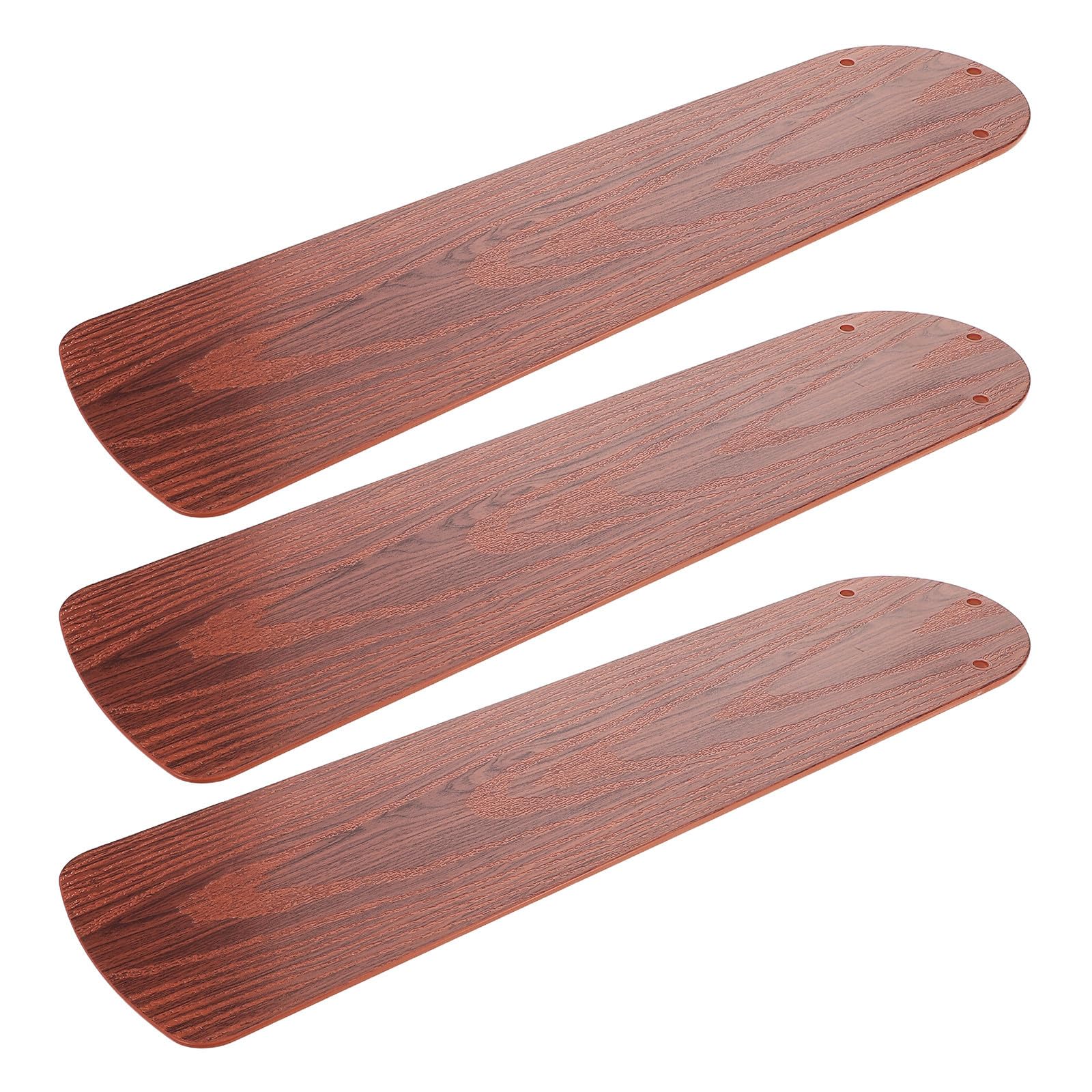Alipis Palette per Ventilatore a Soffitto Effetto Legno 3 Pezzi in Plastica | Ricambio per Interni, Weatherproof e Silenziose, Sostituzione Rapida per Pale Rotte, Festa Estiva