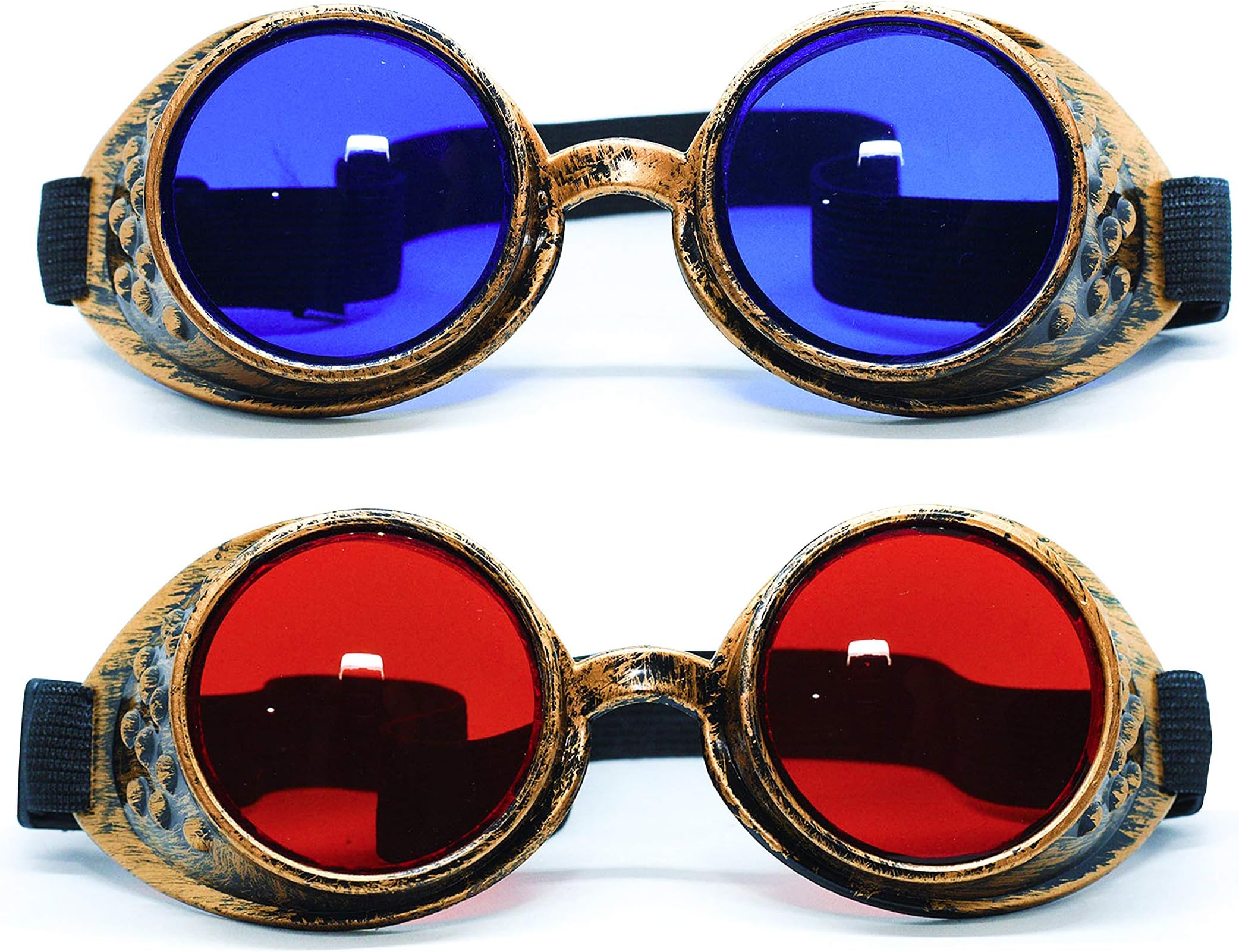 SoJourner Bags Kaleidoscope Glasses - Trippy Psychedelic Rave Goggles - Funky Prism Glasses For Raves - Festival Accessories
