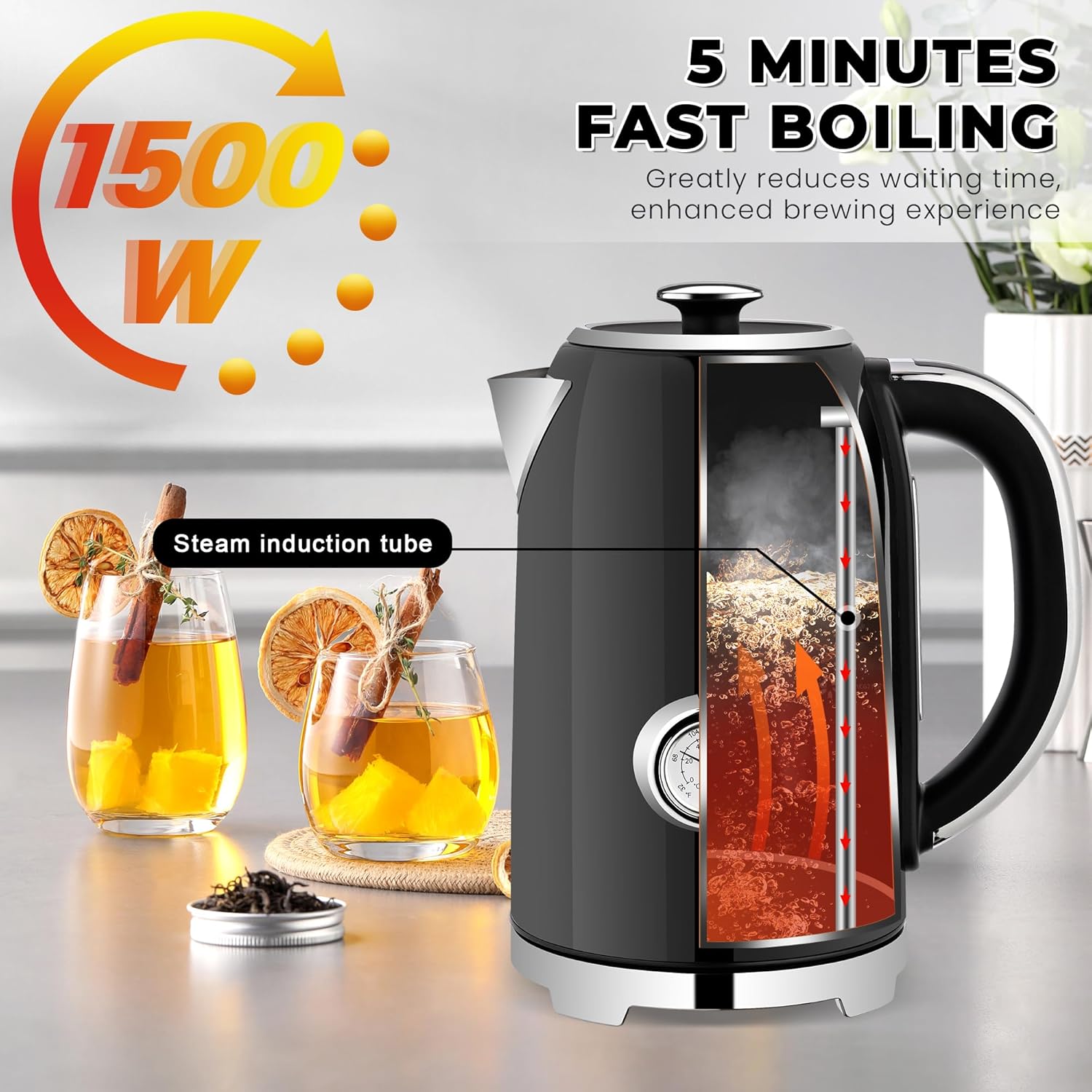 SUSTEAS Electric Kettle Temperature Control 57oz South Korea Ubuy