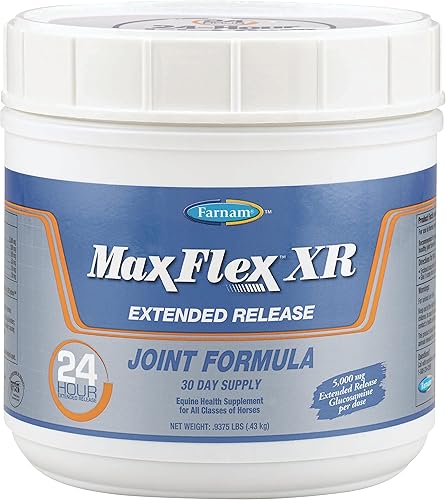 Miniatura 9 de Farnam MaxFlex XR Suplemento para articulaciones de liberación prolongada para caballos, proporciona un suministro continuo de ingredientes para la