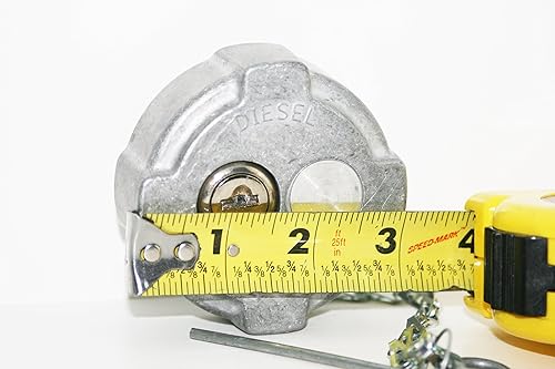 Miniatura 2 de Tapa de combustible diesel de 2 1/4" con bloqueo para semirremolques Reefer/International MD