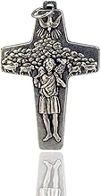 Venerare Large Pope Francis Good Shepherd Papal Cross (3 Inch)