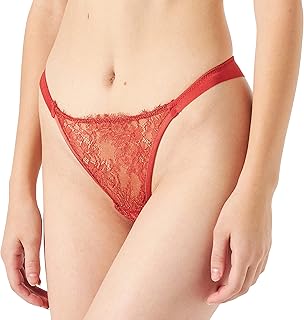 women'secret Women's Secret Womens Microfiber Lace Brazilian BriefsOrange