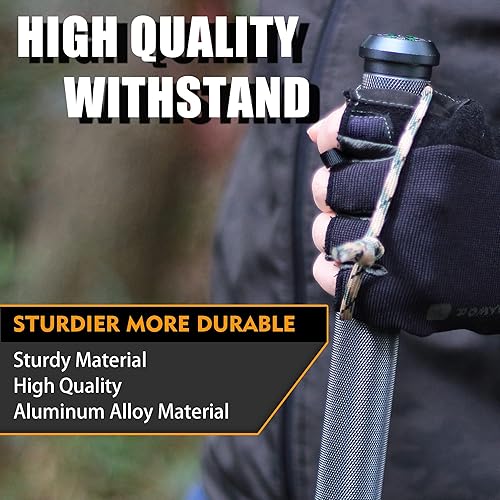 Miniatura 7 de aiGear Premium Walking Hiking Stick CNC Machined Trekking Poles