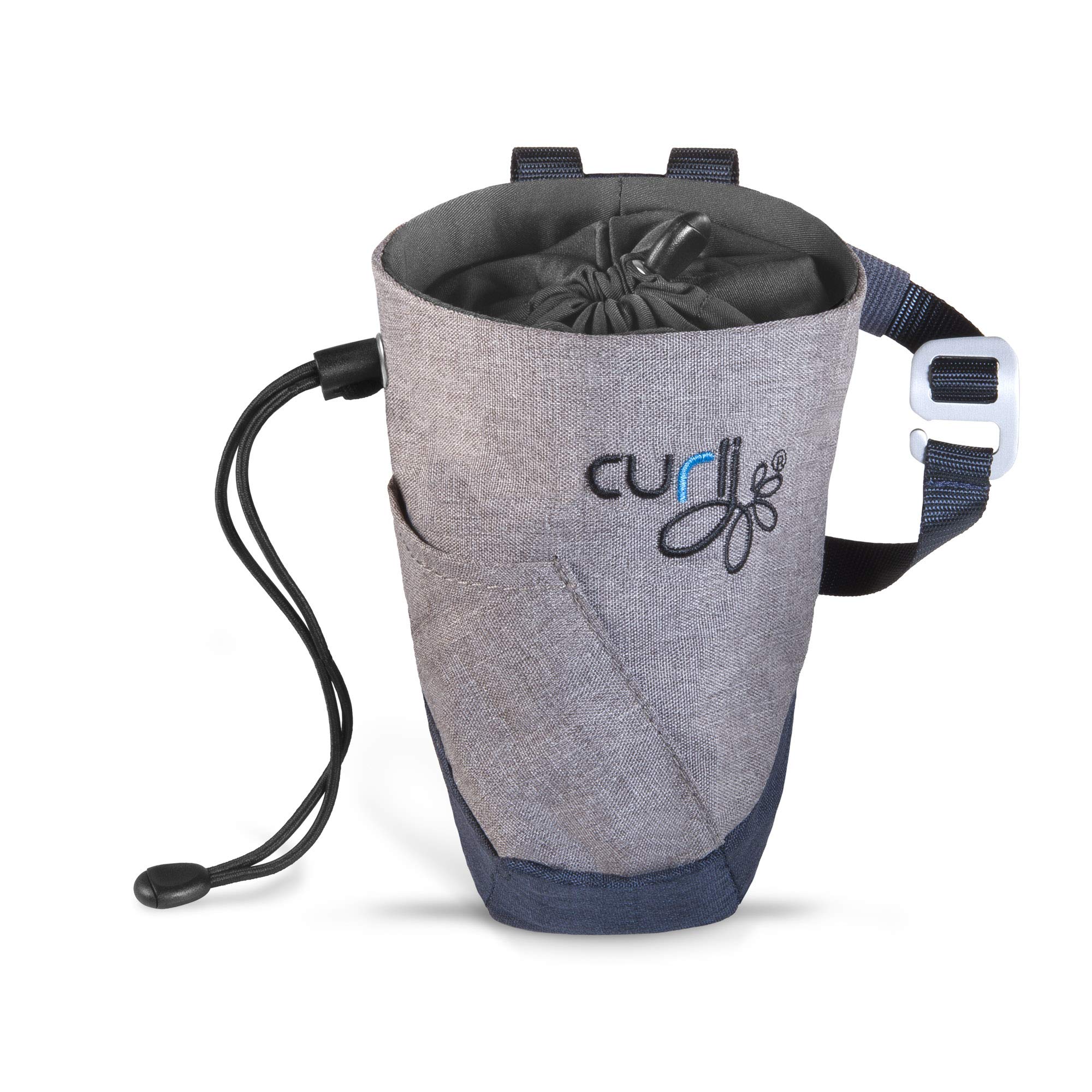 Curli Treat Bag V2 Gray pochette friandise chien dressage et agility