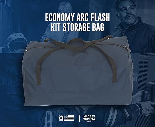 Miniatura 2 de Oberon Company Economy Arc Flash Kit Bolsa de almacenamiento, 26 x 13 x 10 pulgadas, azul marino