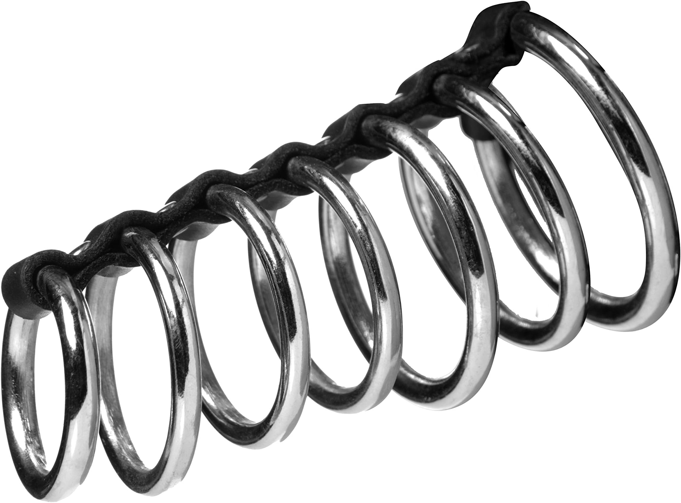 Gates of Hell Male Chastity Device, 7 Rings