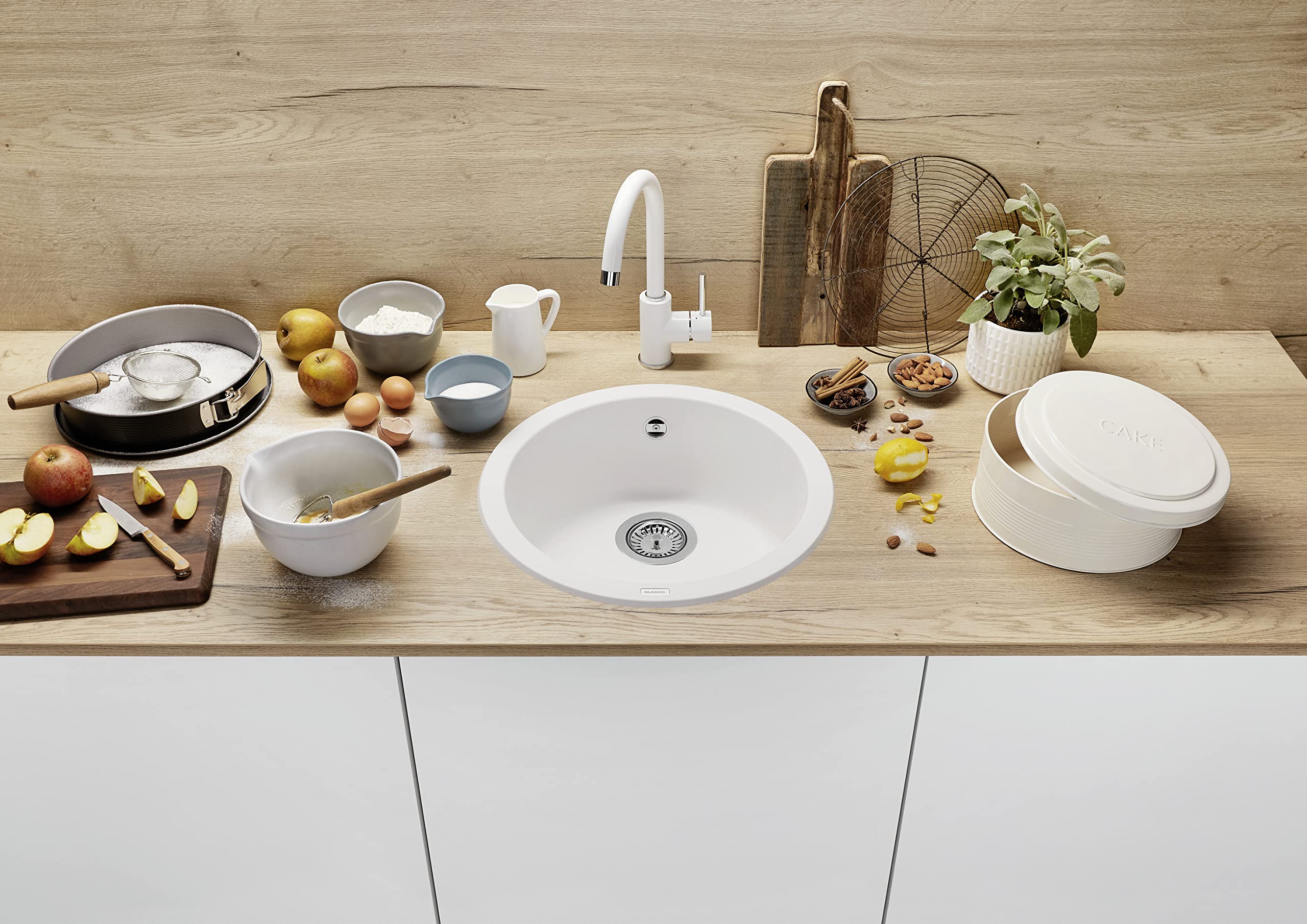 BLANCO MIDA grigio vulcanico | alta pressione | antiriflusso | cartuccia ceramica | qualità sicura dell'acqua e risparmio idrico