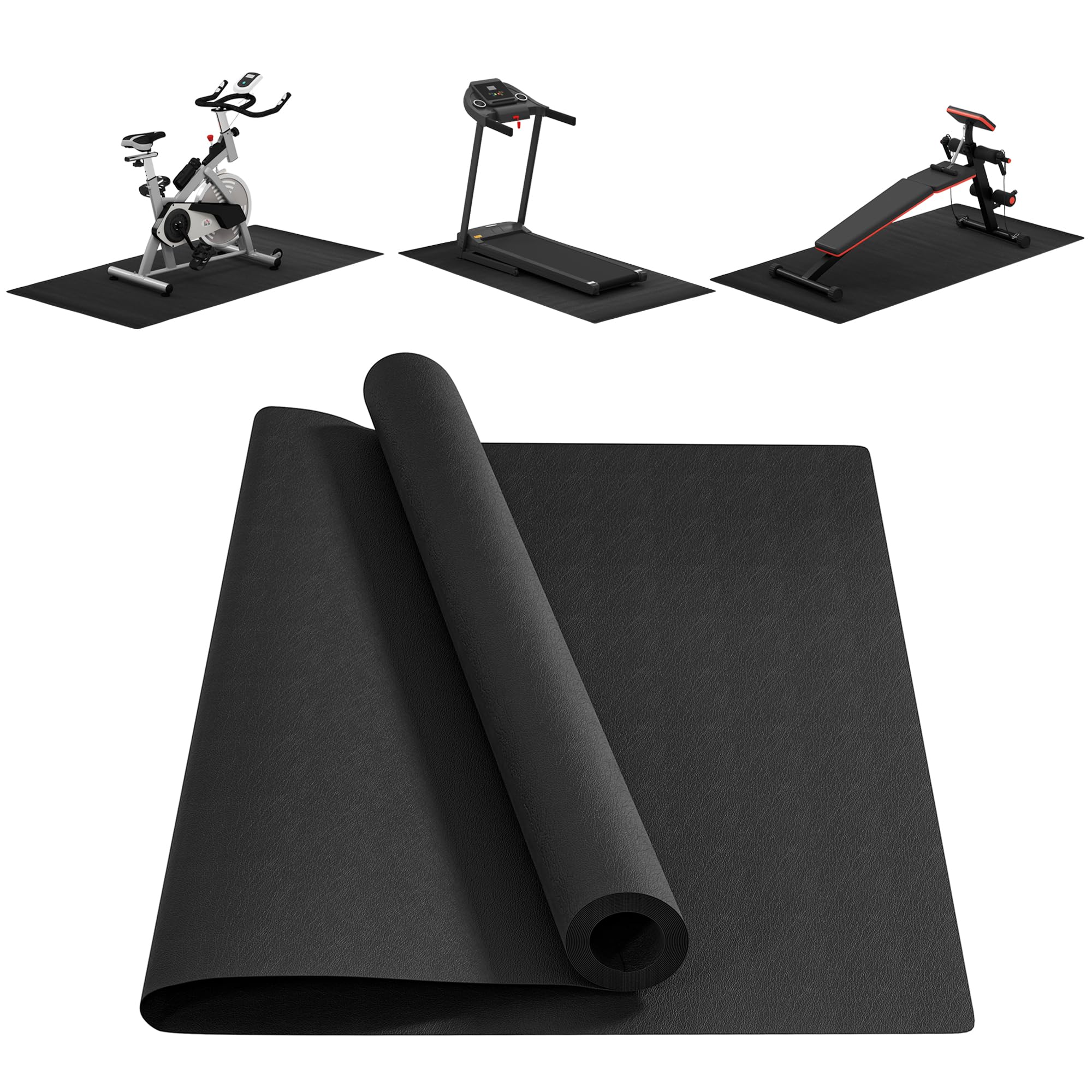 HOMCOM Multi-purpose Exercise Equipment Mat Non-slip Floor Protector Gym Fitness Training Workout Mat
