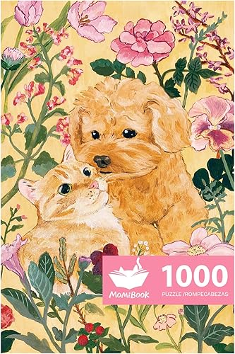 Miniatura 20 de Rompecabezas MOMIBOOK para Adultos 1000 Piezas Rompecabezas de Panda Cómodo, Imagen de Pintura con Flocado Chino Rompecabezas Difícil Desafiante