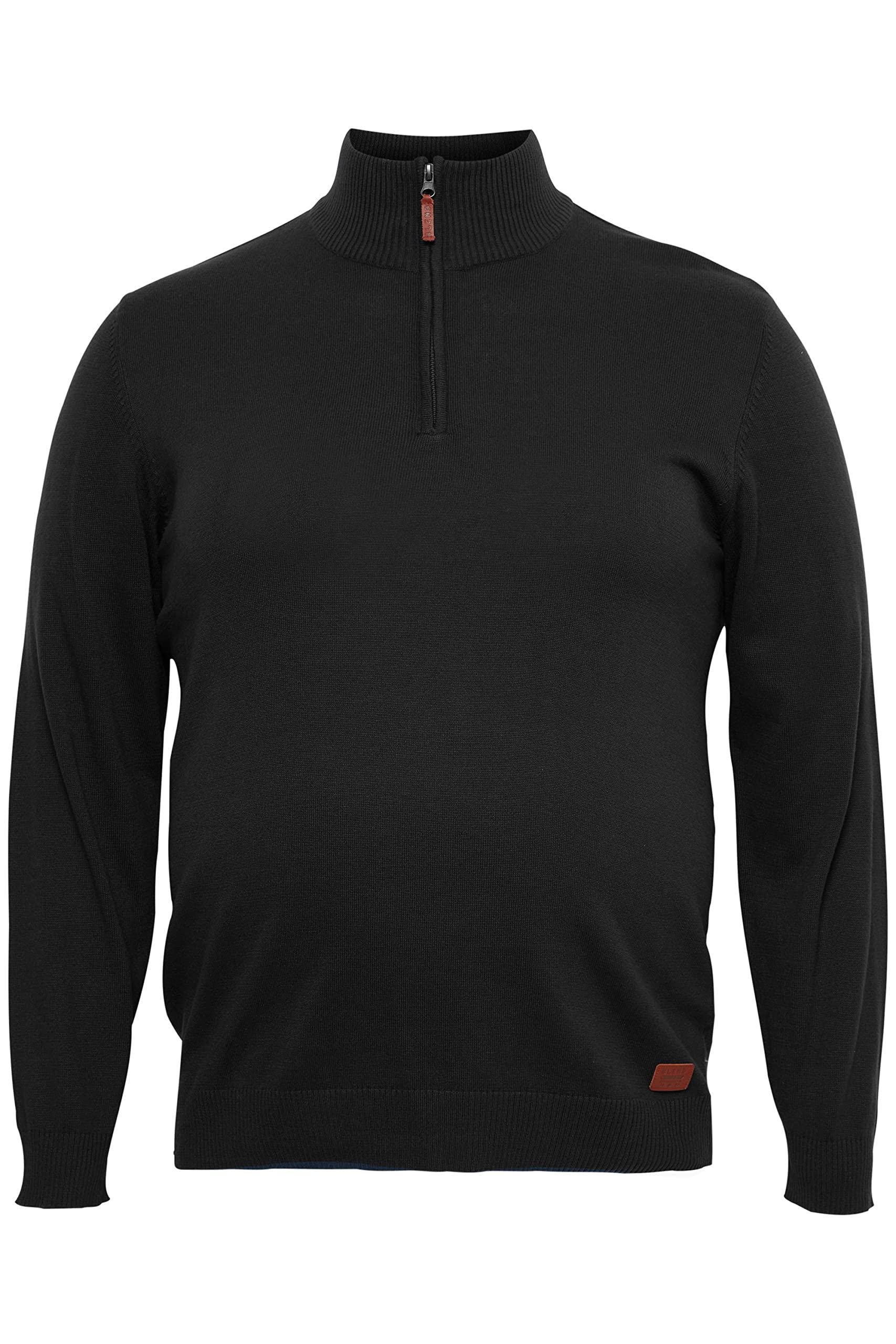 Blend BHRobin BT Robin Strickpullover Herren Big & Tall Feinstrickpullover Pullover Große Größen bis 6XL mit Stehkragen und Reißverschluss