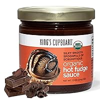 Vista 11 de King's Cupboard Salsa de chocolate agridulce, la salsa de dulce de azúcar caliente perfecta para cubrir helados y postres, llovizna de café