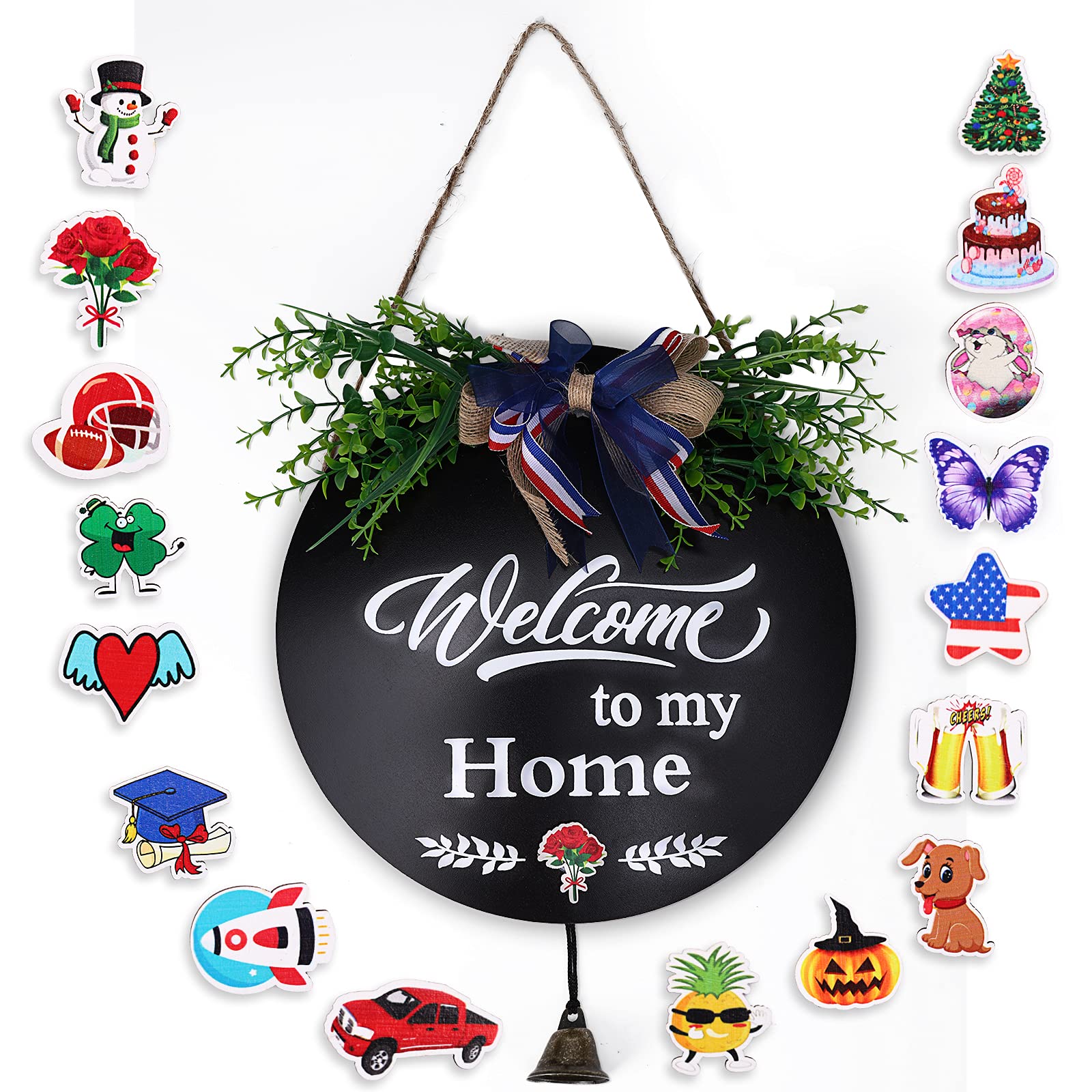 Buy Door Sign,Interchangeable Seasonal Sign Front Door
