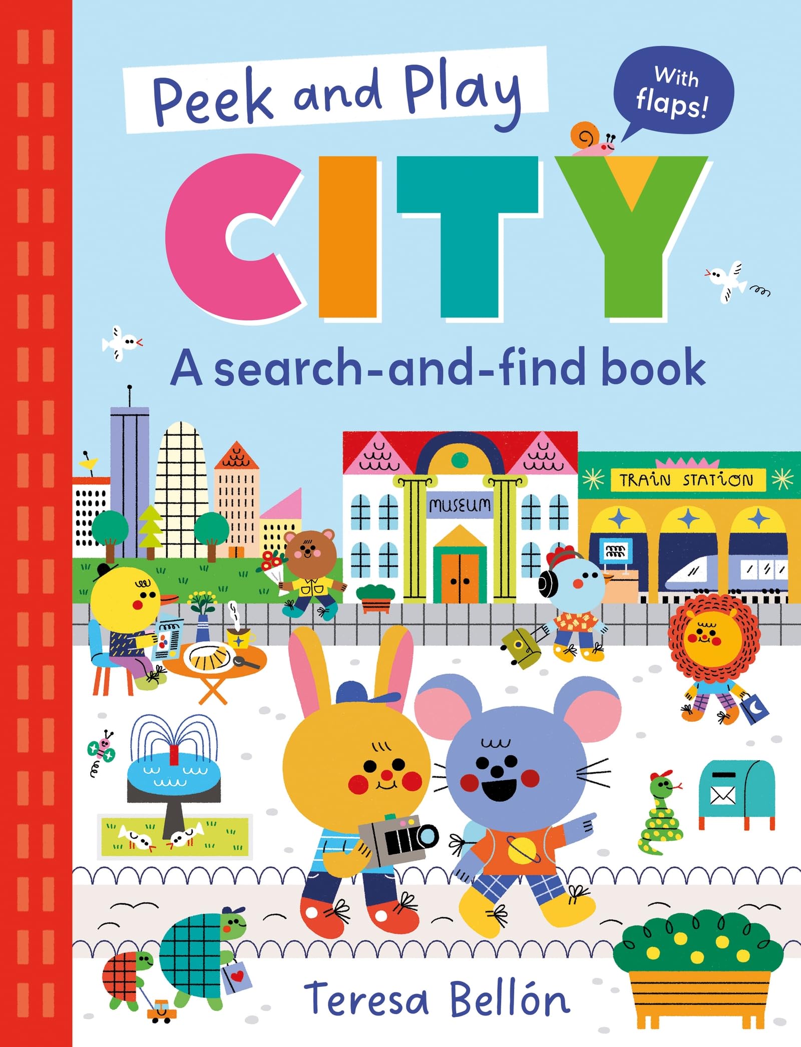 City: A fun and interactive lift-the-flap search-and-find board book (Peek and Play)