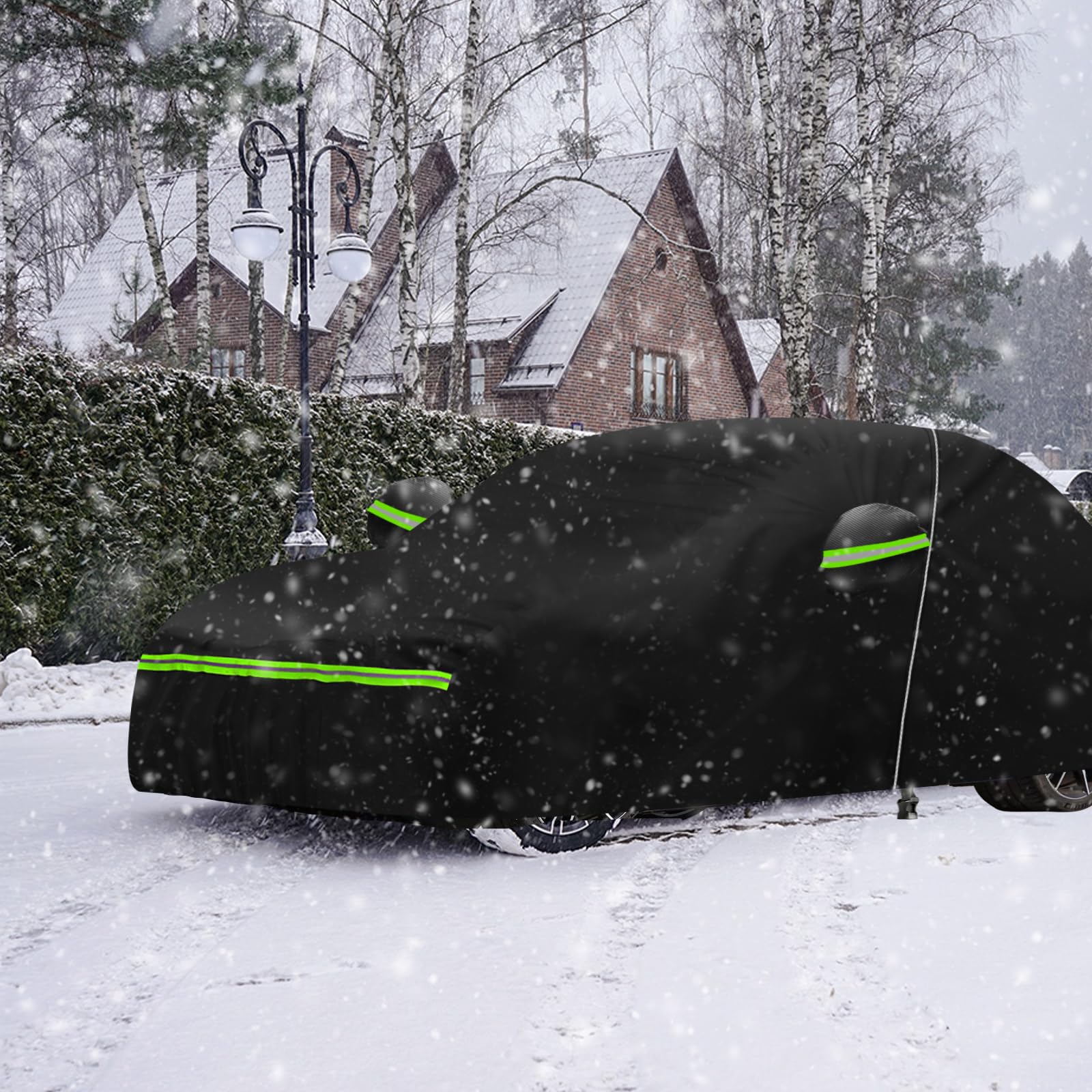 Telo copriauto completo per Mercedes-Benz Classe A 2018-2025, 6 strati, impermeabile, traspirante, per neve, sole, pioggia, UV, polvere, protezione per tutte le condizioni atmosferiche, per Benz