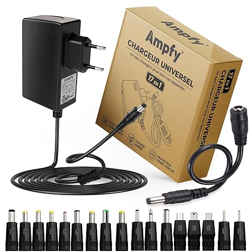 Adaptateur Chargeur Secteur 17 en 1 | Alimentation 26,5V Remplacement