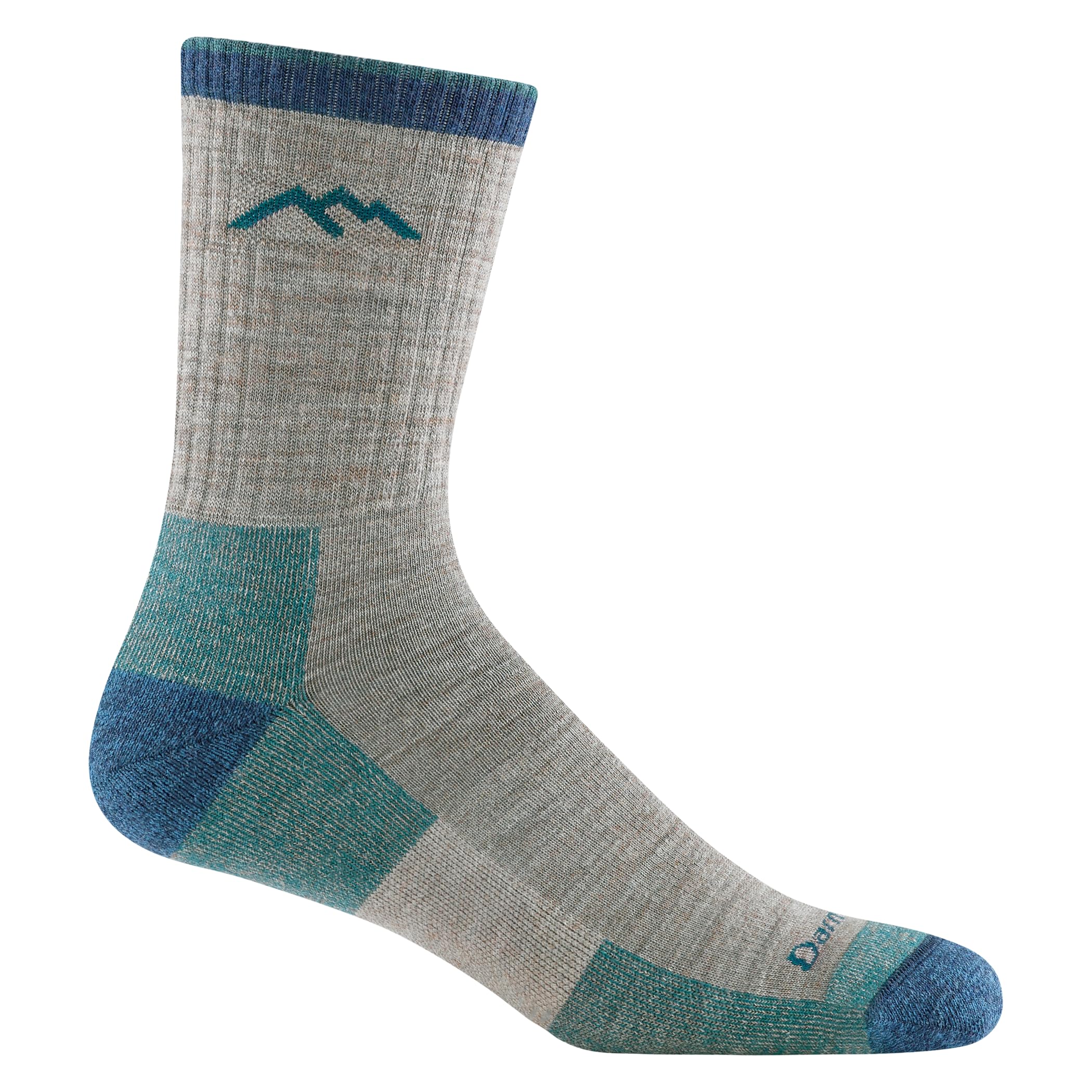 Darn Tough, Light Hiker (#1972), Merino Wool, Micro Crew, Lightweight, Men’s Cushioned Hiking Socks