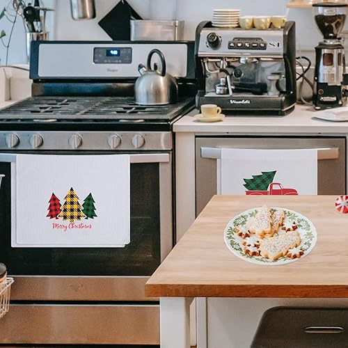 Miniatura 4 de Toallas de cocina de Navidad – Toallas de cocina de Navidad para cocina, decoraciones de Navidad para la cocina, regalos de Navidad, regalos de