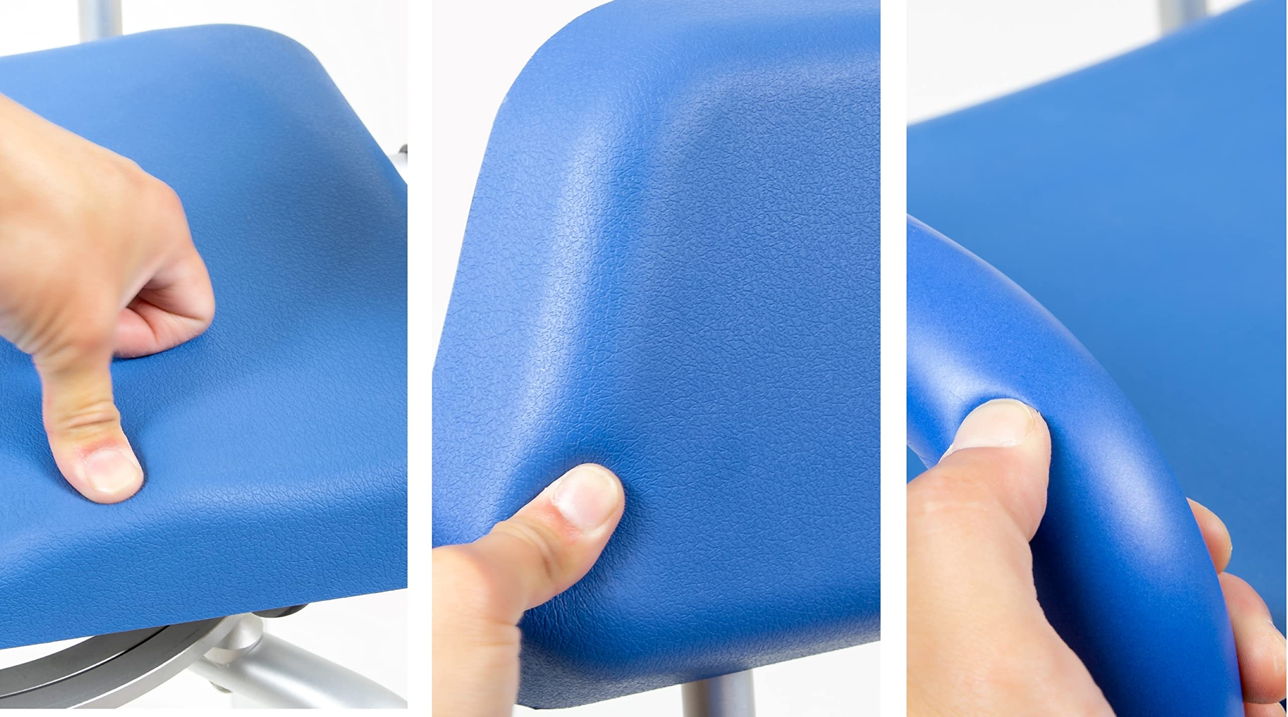 iLIVING ILG-638 - Silla de Ducha giratoria giratoria para bañera y Ducha con Asiento Acolchado, Respaldo y Brazos, Altura Ajustable, Color Azul