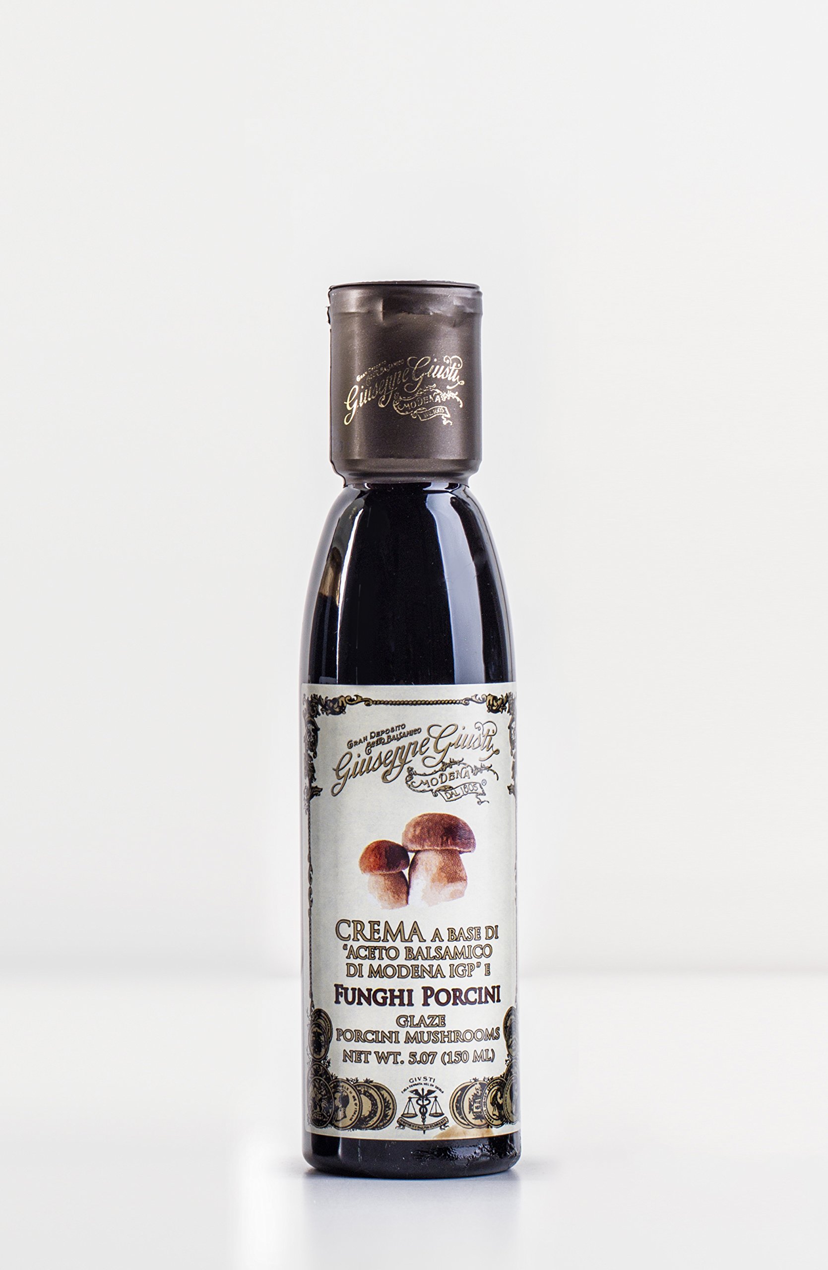 Acetaia Giuseppe Giusti - Glaseados con vinagre balsámico de Modena IGP - Champiñón Porcino - 150 ml - Caja con 6 botellas