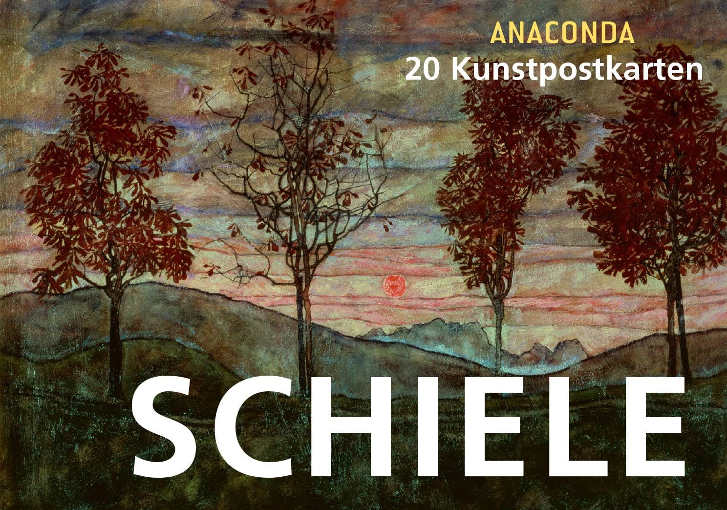 Postkartenbuch Egon Schiele: 20 Kunstpostkarten