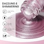 SUPWEE Miroir Nail polonais à sec rapide, Chrome métallique Nail Polonais Air Laque à ongles rapide sèche DIY Manucure