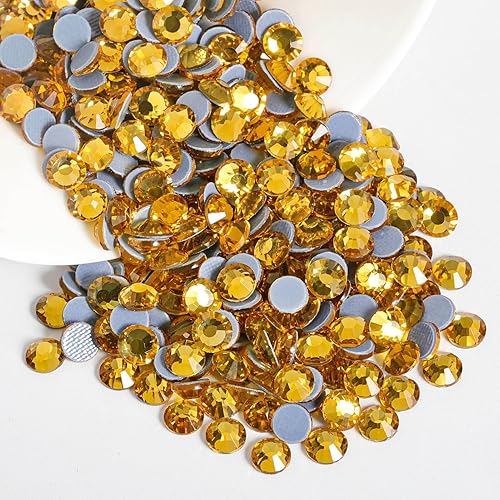 Miniatura 47 de Beadsland Hotfix - 2880 diamantes de imitación de cristal con parte trasera plana para manualidades, ropa, decoraciones de bricolaje, amatista, SS6