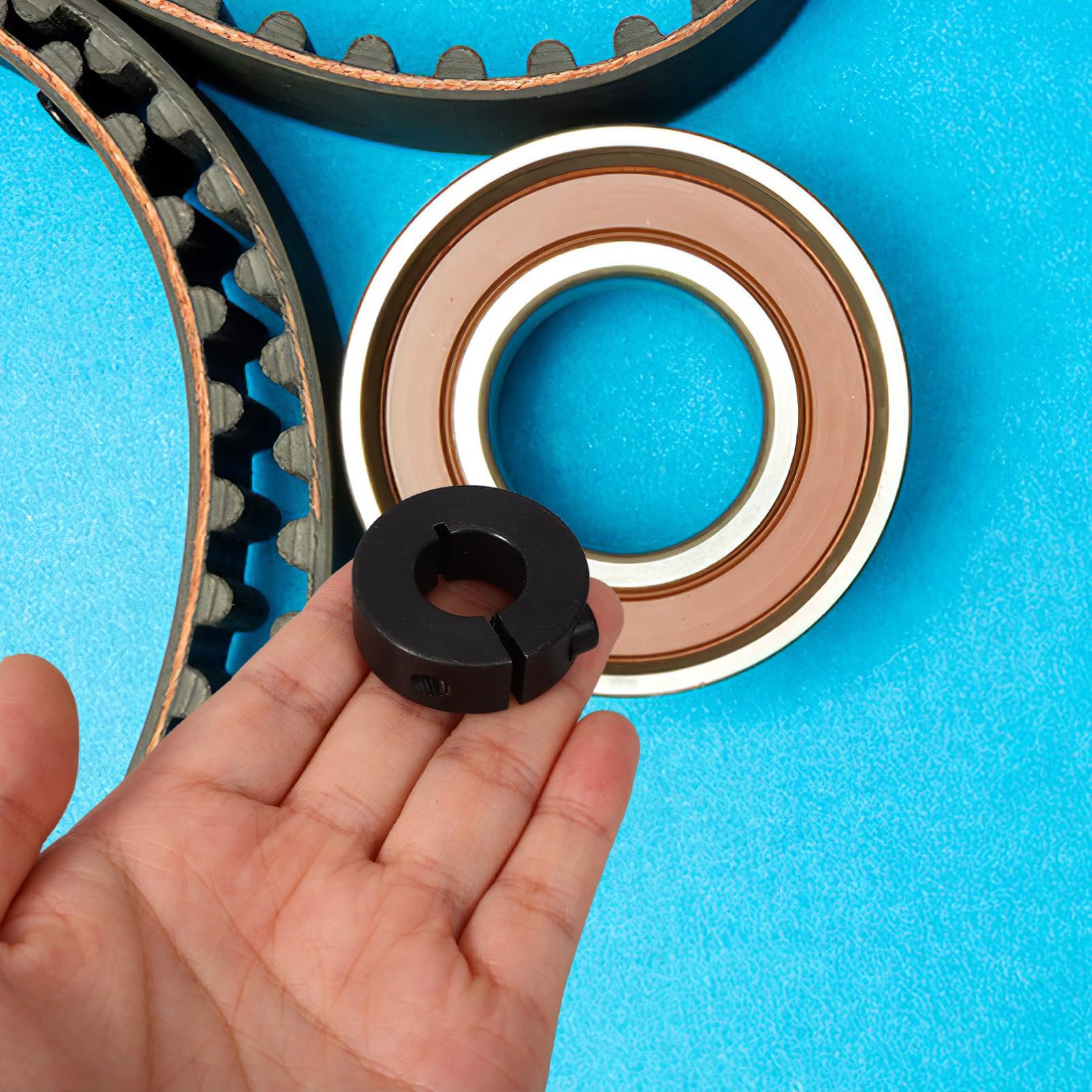 SOLUSTRE Shaft Collar Clamping Collar Machine Tool Clamp Automotive 15mm Id x 34mm Od x 13mm Thick