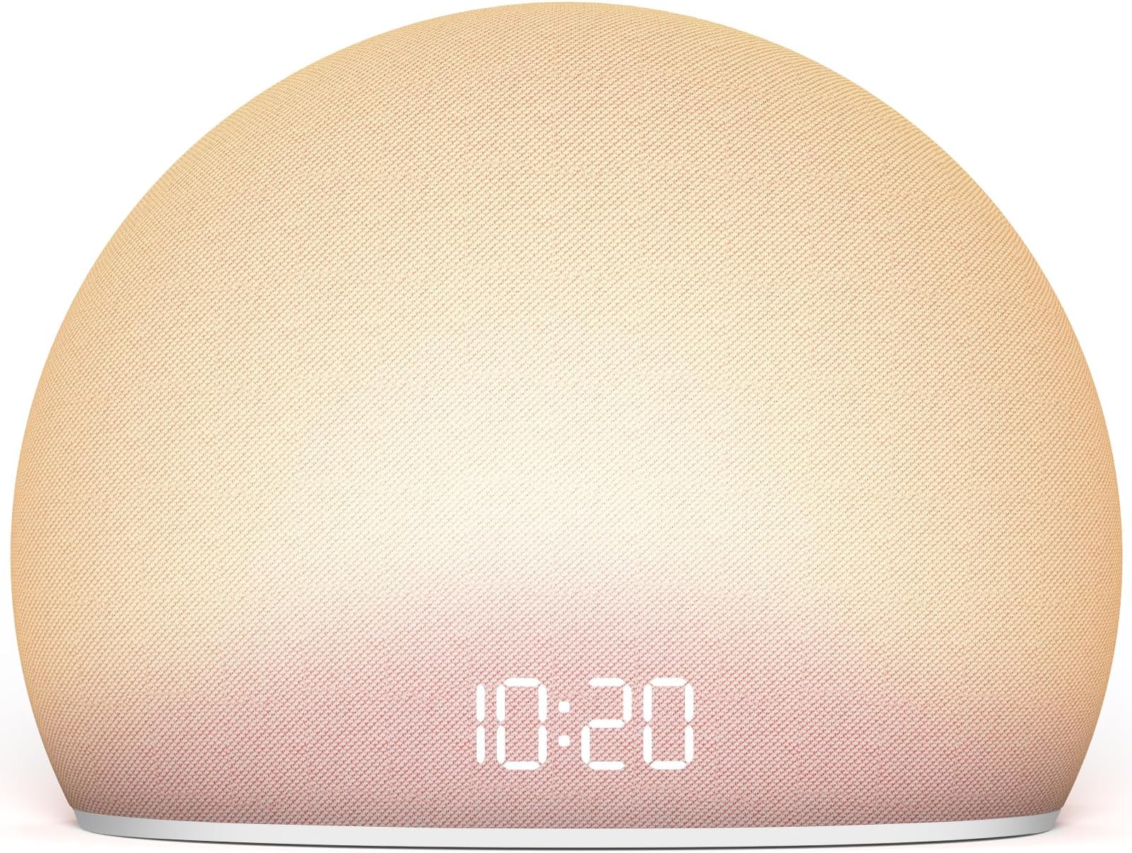 Sunrise Alarm Clock, White Noise Sound Machine for Bedroom | Natural Wake-Up Light with Gentle Alarm Sounds, 20 Soothing Sleep Aids, Dimmable Display, Screen-Free Design - Pink