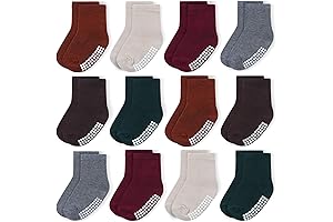 12-18 Months Cotton Crew Socks: The Perfect Fit for Active Toddlers